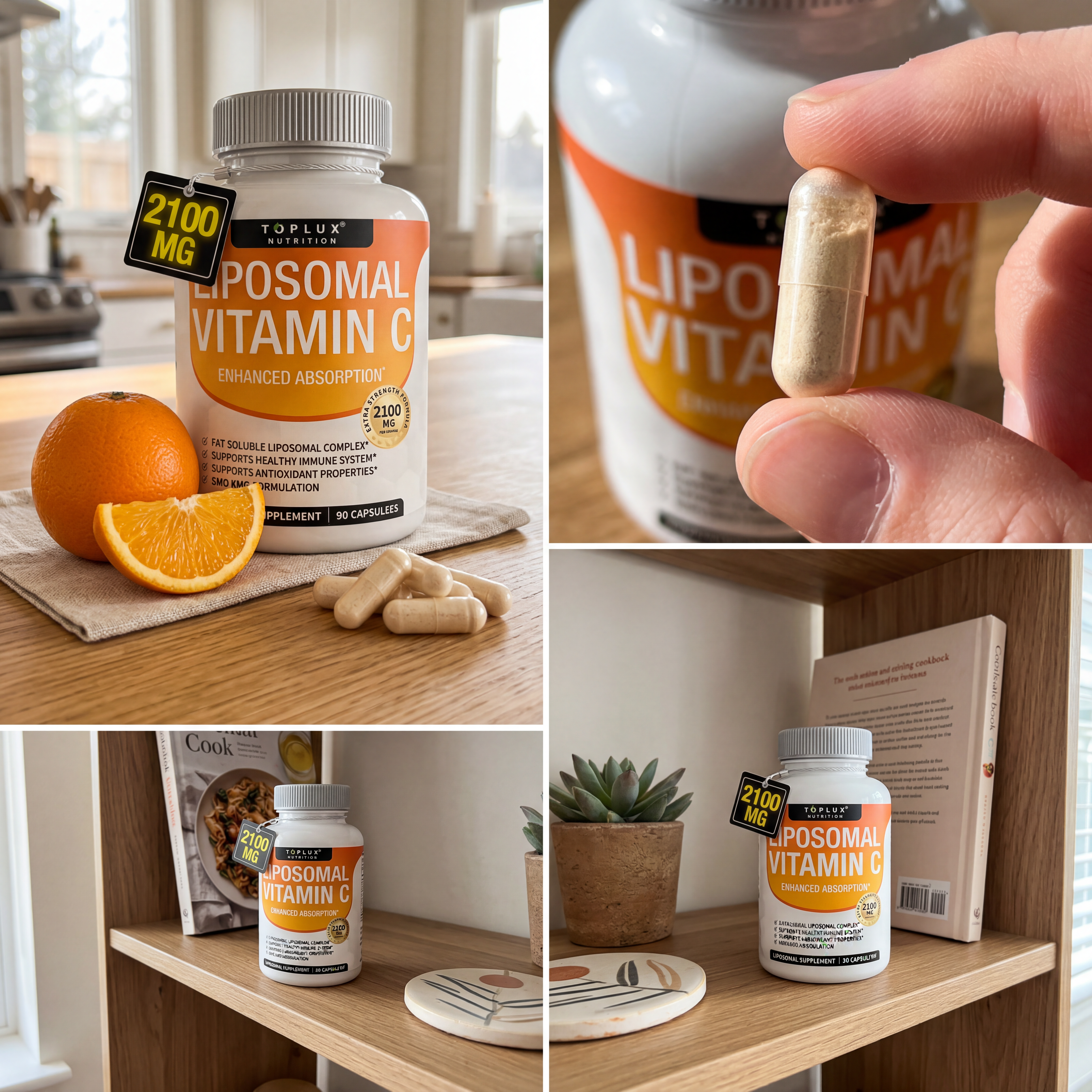 VITAMINA C LIPOSOMAL 2100mg — Lo que la Crema No Pudo, lo Hace por Dentro